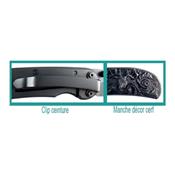 12004 - Couteau KEEN BLADES Cerf avec Coffret Métal