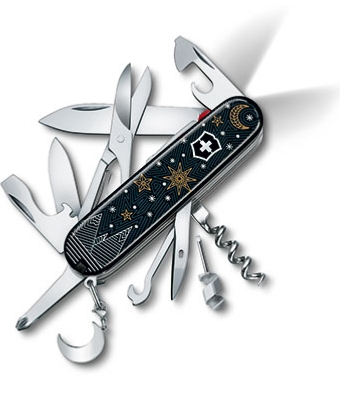 1.7904.3E1 - Couteau VICTORINOX Climber Lite Winter Magic Special Edition 2021