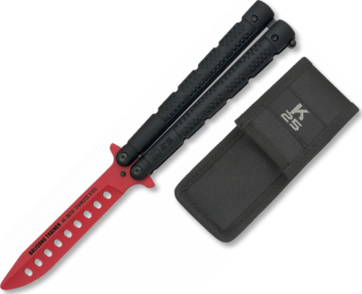 CP36251 - Couteau Papillon d'Entraînement K25 Rouge