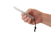 CR7524 - Couteau de cou CRKT Testy Acier Inox Texturé