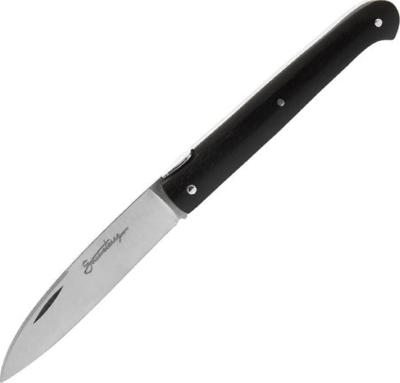 78100 - Couteau de SAUVETERRE Plein Manche Ebène 9 cm Inox