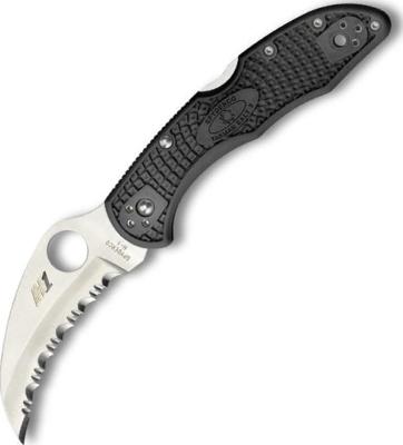 C106SBK2 - Couteau SPYDERCO Tasman Salt 2 FRN Black Serrated