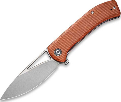 C2024A - Couteau CIVIVI Riffle Micarta Brun