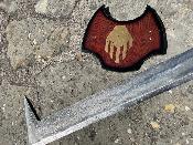 E1038X4 - Epée Uruk-Hai Scimitar, Le Seigneur des Anneaux (réplique) 