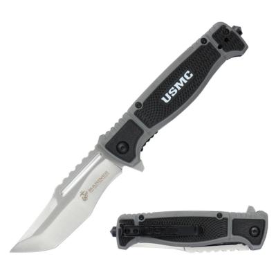 MA3005GY - Couteau USMC Ouverture Assistée Gris