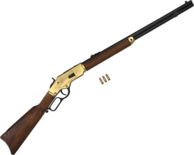 P5318 - Fusil DENIX Winchester Modèle 73 Or Ejectable 3 Balles