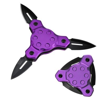 PPFTS6 - Etoile à Lancer / Shuriken Pliante PERFECT POINT Mauve 