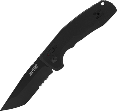 SGTACAUSBK - Couteau Automatique SOG TAC AU Tanto Black 