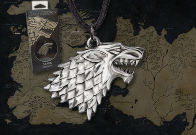 STARKGOT1 - Pendentif GAME OF THRONES Stark Réplique