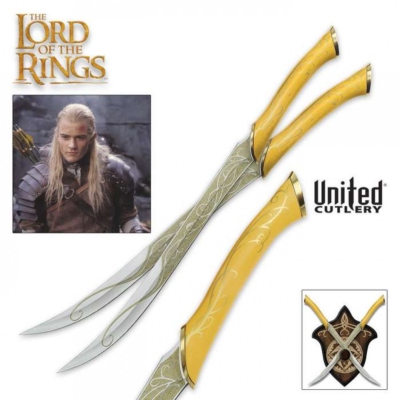 UC1372 - Dagues de combat de Legolas ( UNITED CUTLERY ) Le Seigneur Des Anneaux