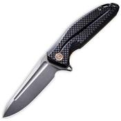 C901C - Couteau CIVIVI Statera Noir/Noir avec Clip