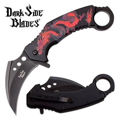 DSA076BRD - Couteau DARK SIDE BLADES Spring Assisted