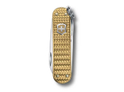 0.6221.408G - Couteau VICTORINOX Classic SD Precious Alox Brass Gold