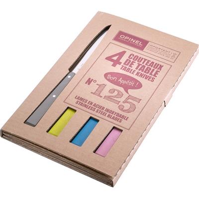 OP001533 - Coffret 4 couteaux de table Bon Appetit OPINEL Esprit Campagne