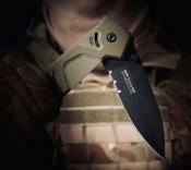 0233BLKG10GRN - EXTREMA RATIO MF1 EVO SP G10 N690 Green Black