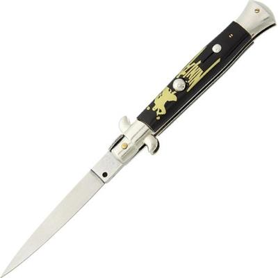 1423 - Couteau Automatique avec cran de sûreté décor Ninja