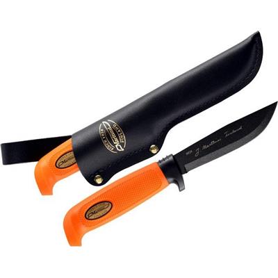 186024 - Poignard MARTTIINI Orange Martef avec Etui Cuir