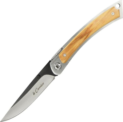 3452 - Couteau EUSTACHE Corrèze Liner Olivier 11,5cm Inox