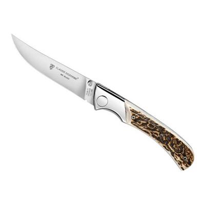 4942C - Couteau de Chasse CLAUDE DOZORME Mr Blade Cerf 14 cm Inox