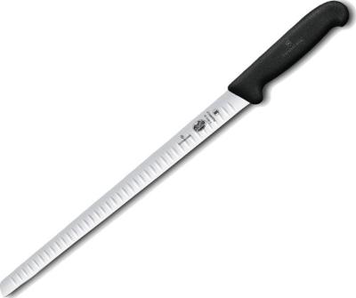 5.4623.30 - Couteau à Saumon VICTORINOX Alvéolé 30 cm Flexible Noir