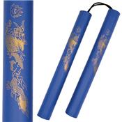 801BL - Nunchaku Manche mousse  corde