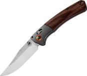 BEN15080-2 - Couteau BENCHMADE Crooked River Wood