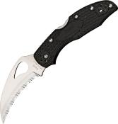 BY22SBK - Couteau SPYDERCO Byrd Knife Hawkbill Noir