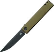 FX.543ALG - Couteau FOX Chnops Aluminium OD Green