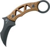 FX.803TIPVD - Couteau Fixe FOX Tribal K Titane Bronze