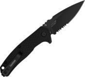 KS1407ST - Couteau KERSHAW Conduit Semi Denté GFN Noir