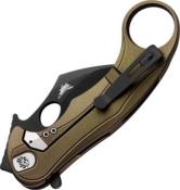 LE2A.GB - Couteau LIONSTEEL Karambit L.E.ONE MID Vert