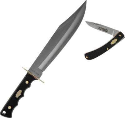 SCHP1188054 - Combo OLD TIMER Couteau Fixe Bowie et Couteau Pliant