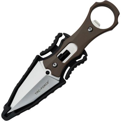 TFFIX020BR - Couteau Tactique TAC FORCE Fixed Blade Brown