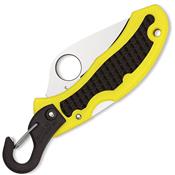 C26SYL - Couteau SPYDERCO Snap-it Salt Yellow