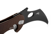 LE1AEB - Couteau LIONSTEEL Karambit L.E.One Marron/Noir