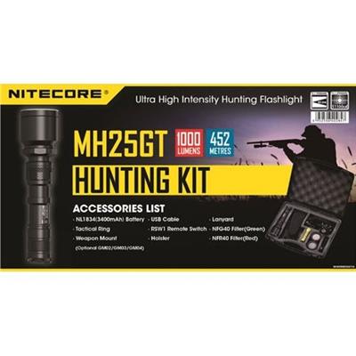 NCMH25GTPK1 - Pack NITECORE MH25GTPK1