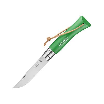 OP002210 - Couteau OPINEL Baroudeur N° 7 VRI Vert prairie à Lacet