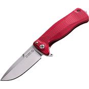 SR22ARS - Couteau LION STEEL SR22 Aluminium Rouge avec Clip