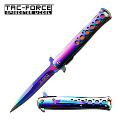 TF884RB - Couteau TAC FORCE Linerlock Rainbow