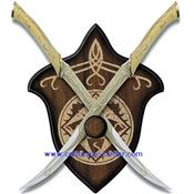 UC1372 - Dagues de combat de Legolas ( UNITED CUTLERY ) Le Seigneur Des Anneaux