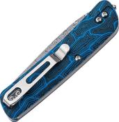 01BO559DAM - Couteau BOKER PLUS Tech Tool Blue Damast