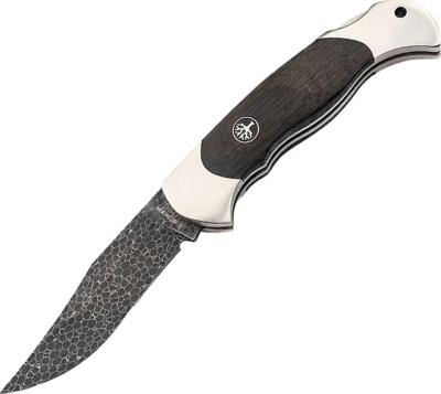 112124DAM - Couteau BOKER SOLINGEN Scout Bog Oak Damask Ed. Limitée