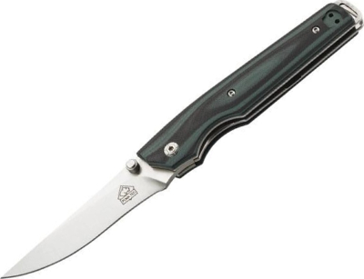 301013 - Couteau PUMA TEC G10 Vert/Noir 12,5 cm avec Clip