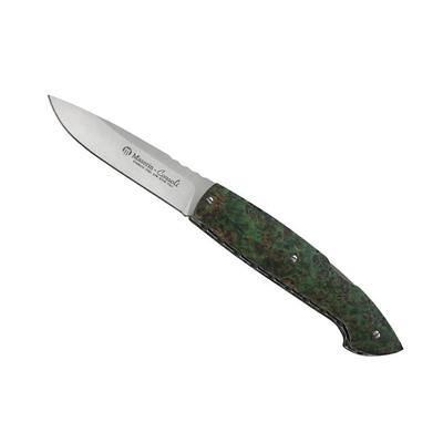 MAS402RV - Couteau MASERIN Consoli Loupe de Frêne Vert