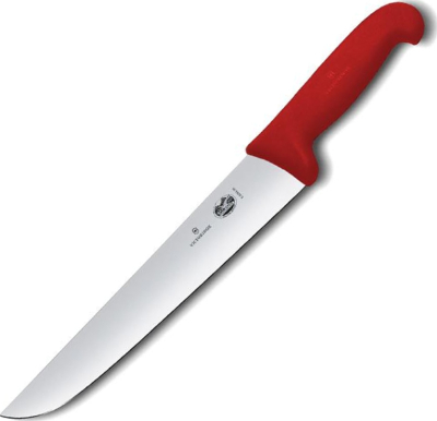 5.5201 - Couteau Boucher VICTORINOX 28/31/36 cm Rouge