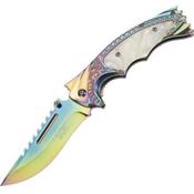 567312 - Couteau HERBERTZ Inox/Acrylique Rainbow