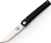 64258 - Couteau SALAMANDRA G10 Noir/Inox 9 cm Inox