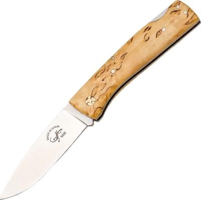 64264 - Couteau SALAMANDRA Bouleau 9,5 cm Inox