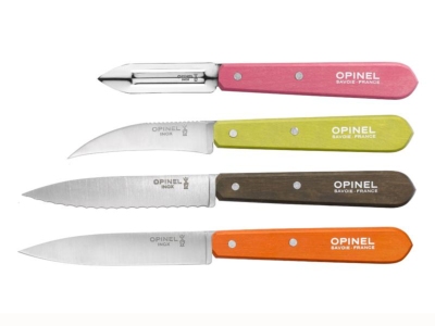 958P - Coffret de 4 couteaux OPINEL Les Essentiels du Cuisinier Fifties