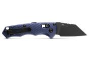BEN2950BK - Couteau BENCHMADE Partial Auto Immunity Crater Blue